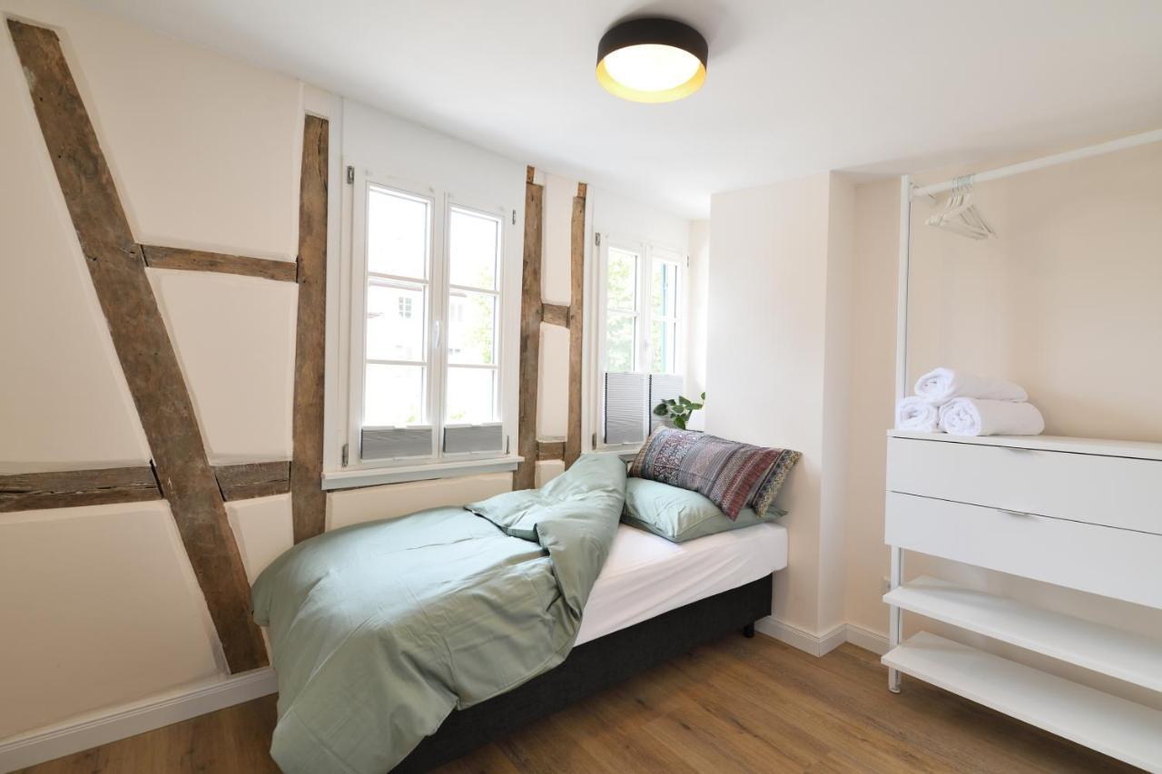 Das Schiefe Haus- Wohnung "Nibelungen" Heppenheim  Dış mekan fotoğraf