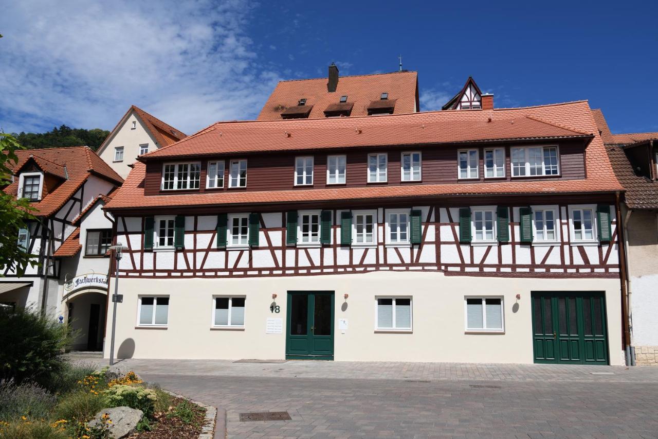 Das Schiefe Haus- Wohnung "Nibelungen" Heppenheim  Dış mekan fotoğraf